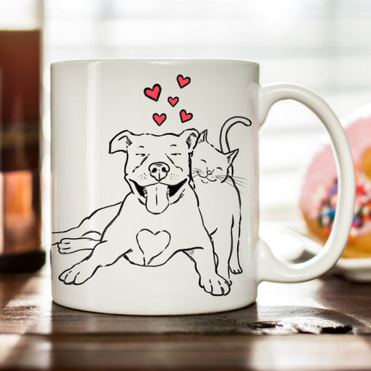 Mugs - Pitties & Kitties Mug