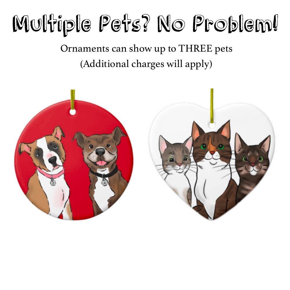 Ornaments - Custom Pet Portrait Ornament