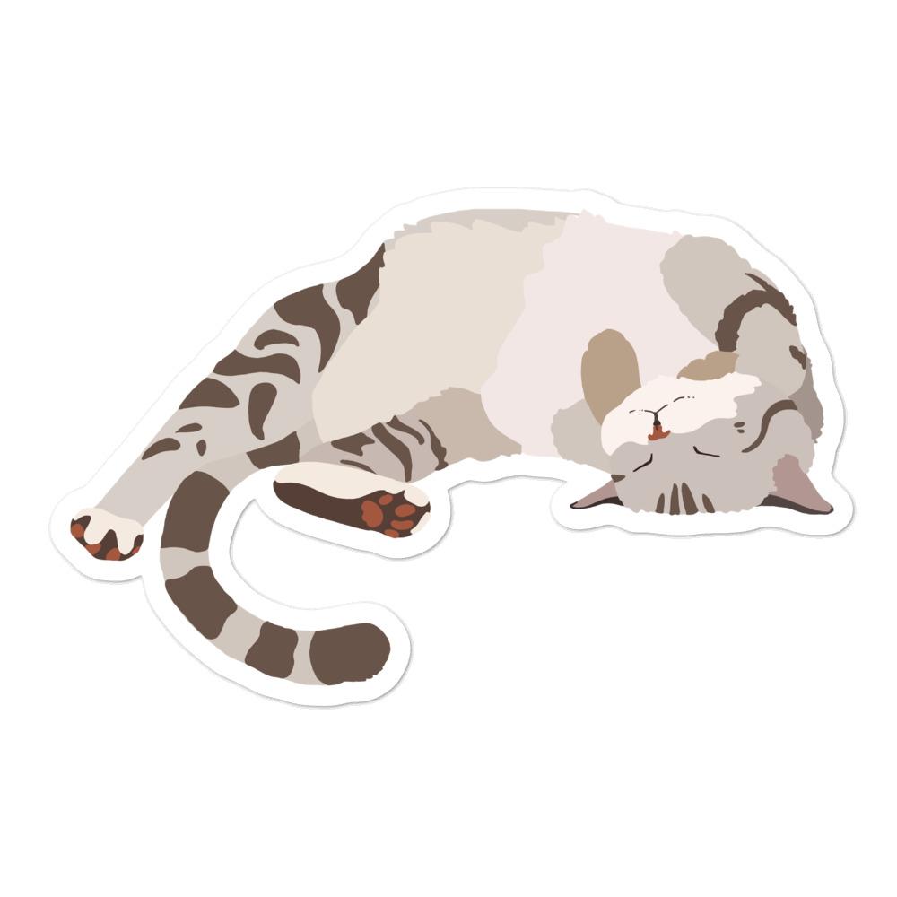 Stickers - Sleepy Cat Vinyl Sticker