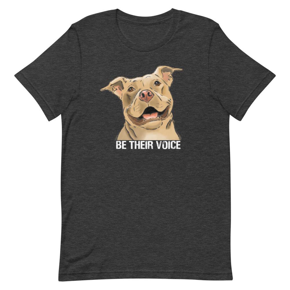 T-Shirts - "Be Their Voice" Pit Bull Unisex T-Shirt