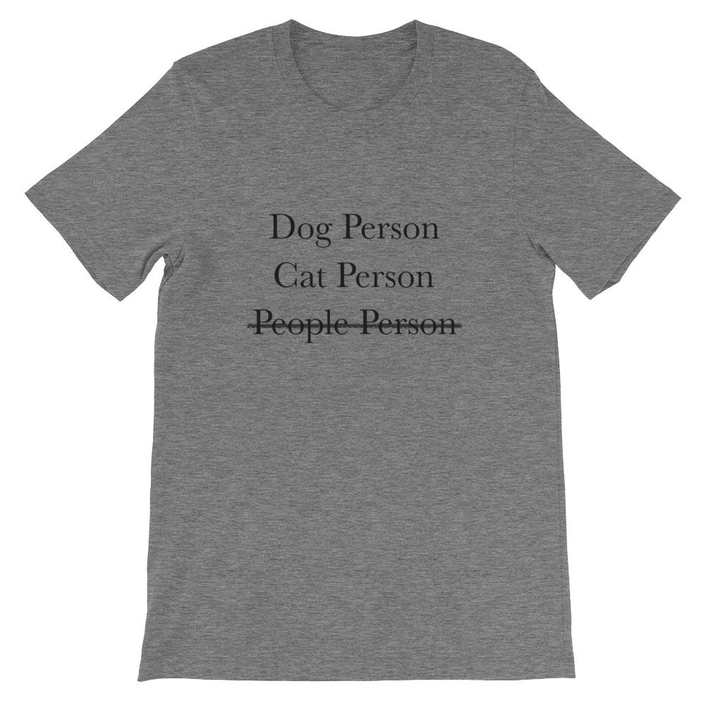 T-Shirts - Dog Person, Cat Person T-Shirt