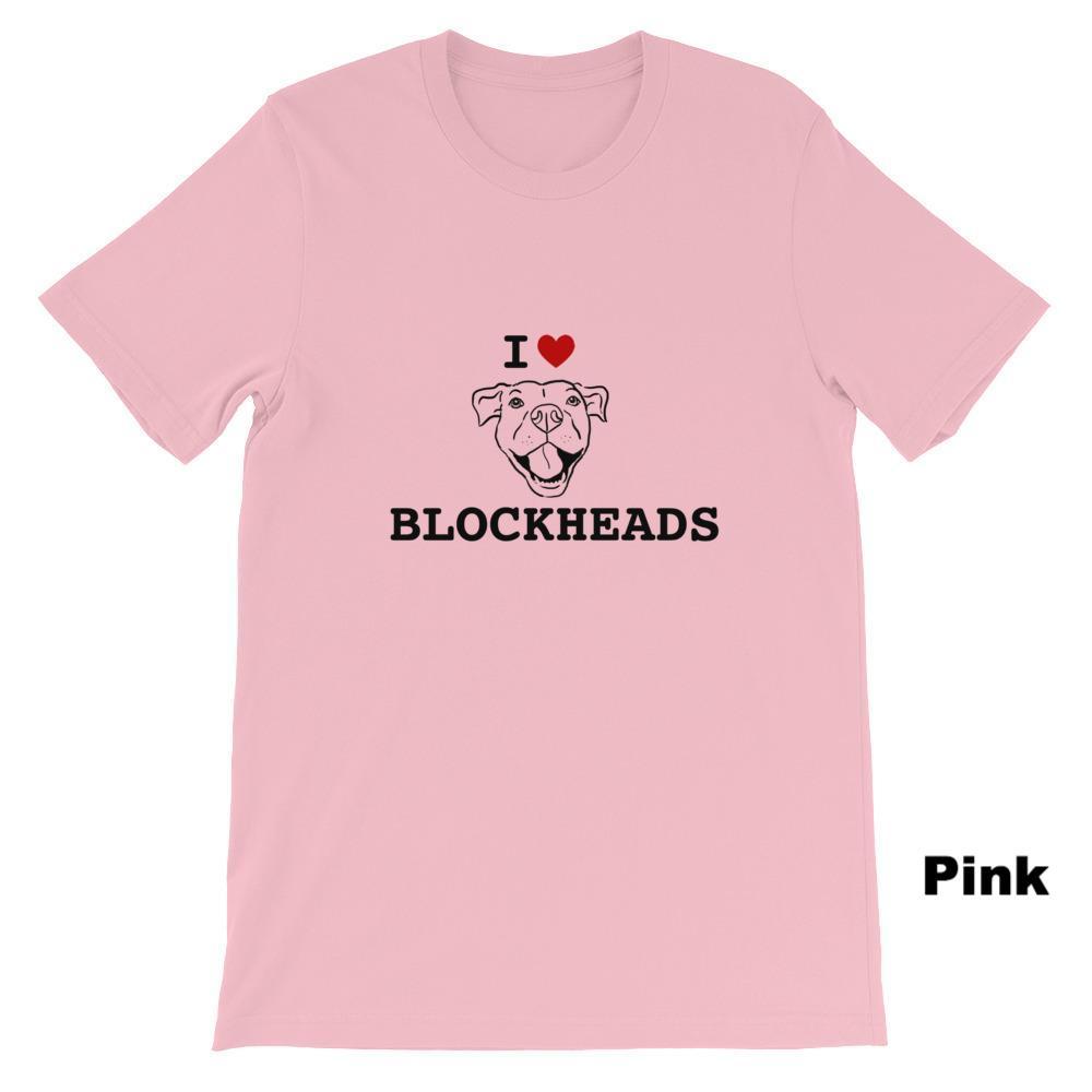 T-Shirts - I Heart Blockheads T-Shirt