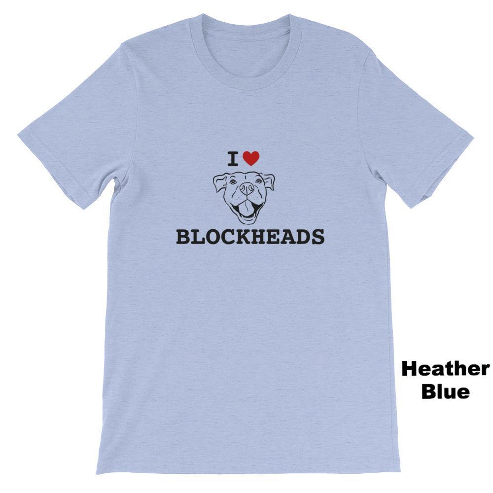 T-Shirts - I Heart Blockheads T-Shirt
