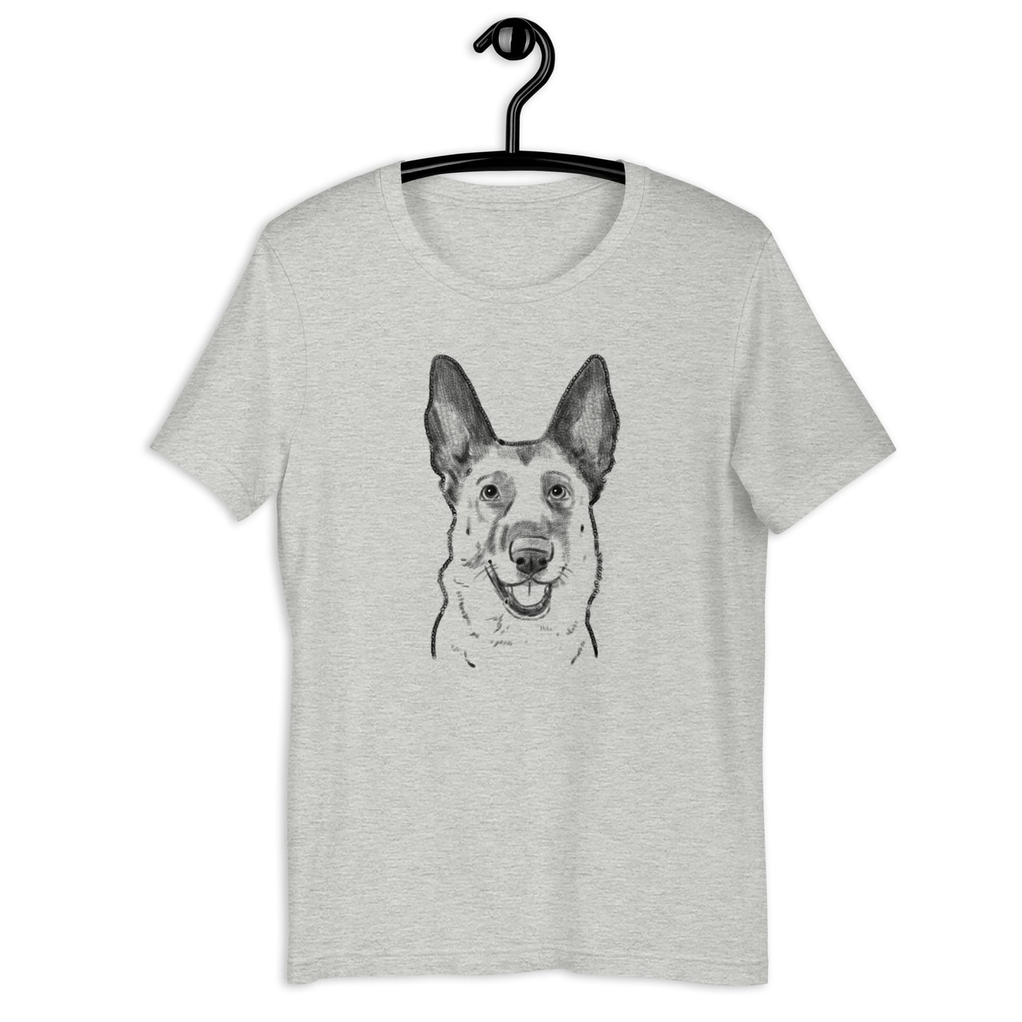 German Shepherd Sketch Unisex T-Shirt