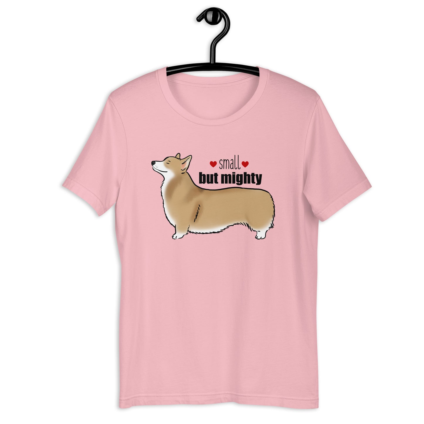 Red Corgi "Small but Mighty" Unisex T-Shirt