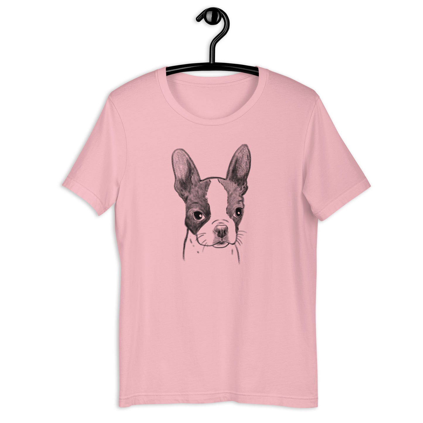 Boston Terrier Sketch Unisex T-Shirt
