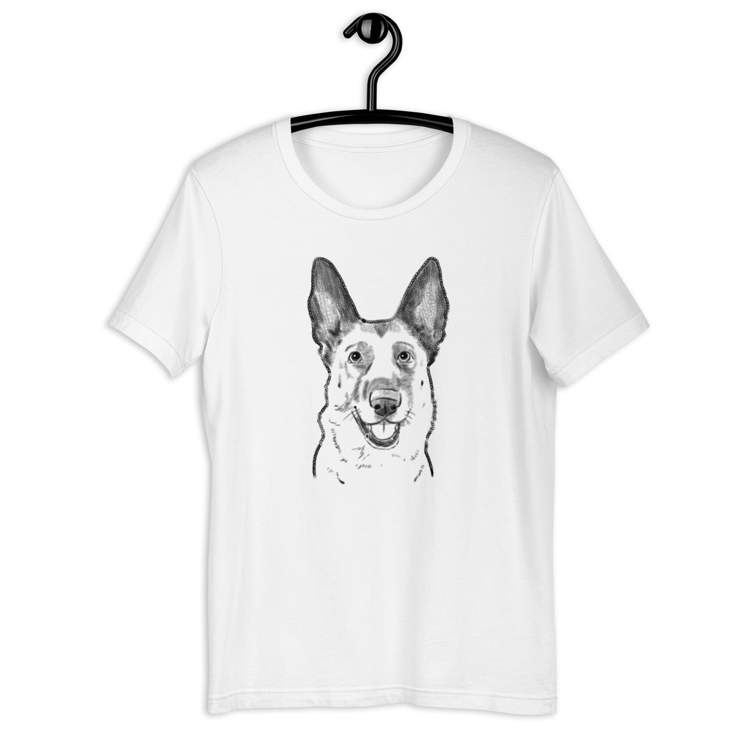 German Shepherd Sketch Unisex T-Shirt